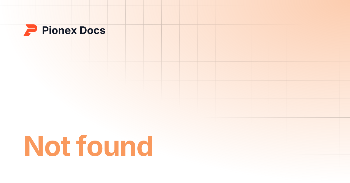 Authentication (Private Stream) | API Docs | Pionex Docs